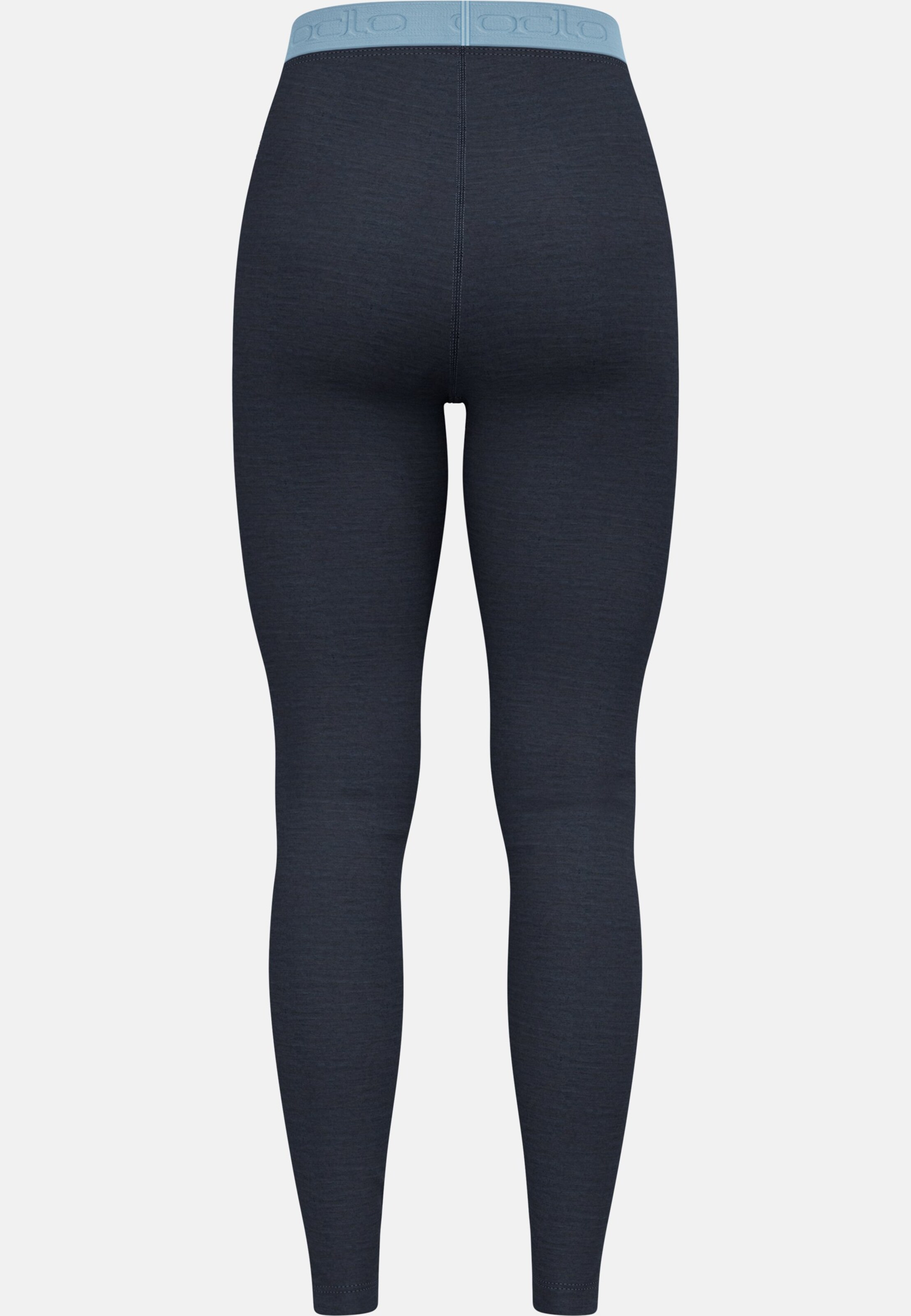 Natural Performance Wool 130 Base Layer Tights in provincial blue - dark sapphire melange