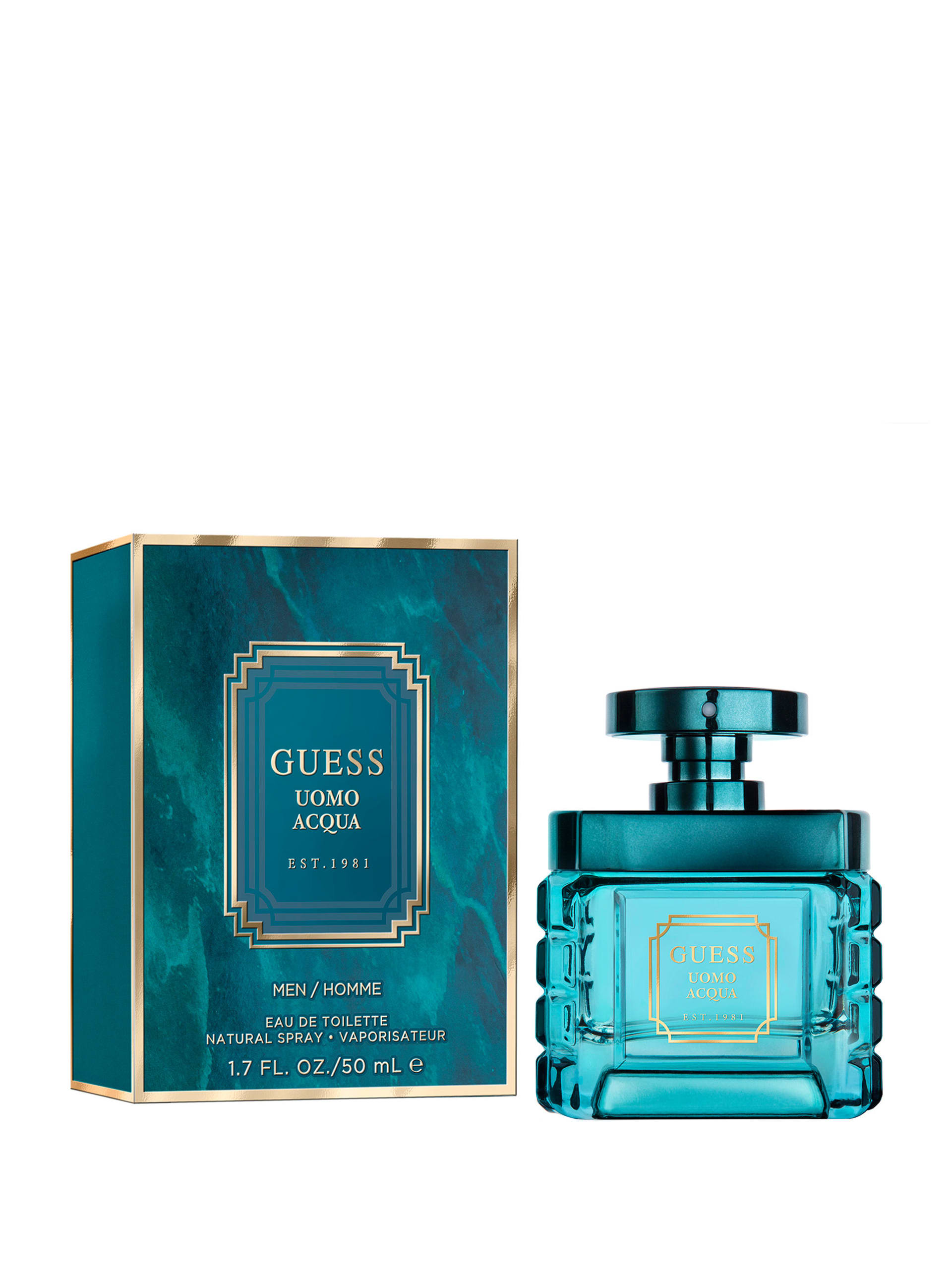GUESS Uomo Acqua Eau de Toilette, 1,7 onças