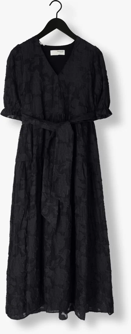 SELECTED FEMME donkerblauwe selected femme midi jurk slfcathi-sadie 3/4 ankle dress