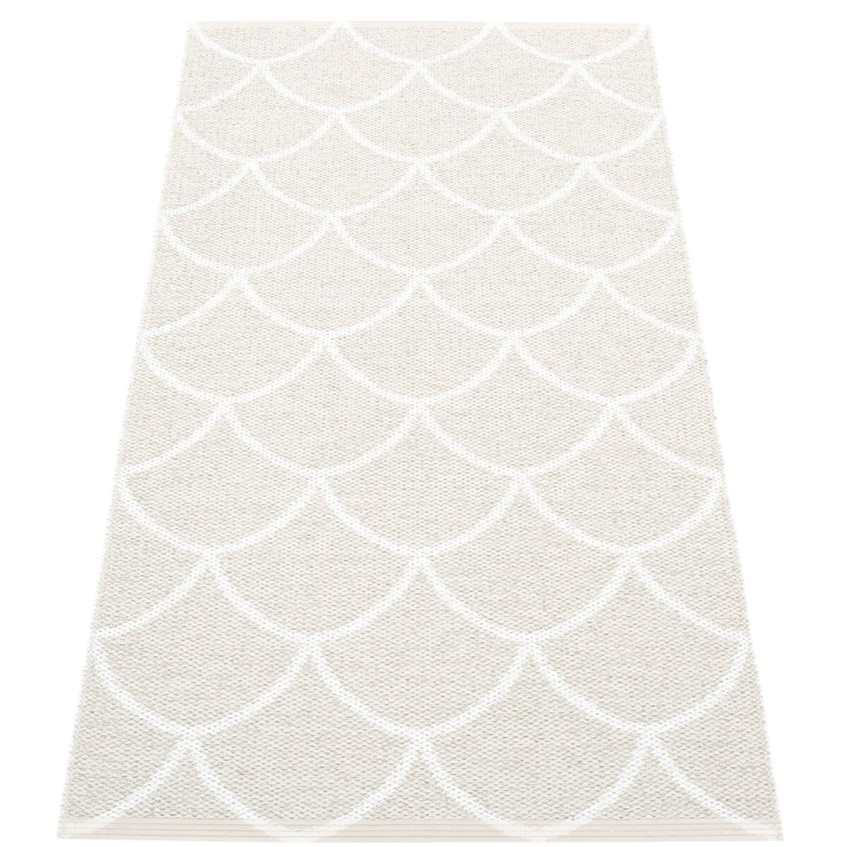 Gulvteppe Kotte, 70 x 150 cm, fossil grey/white
