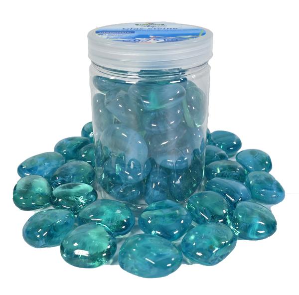 Dehner Aqua Aquariumdeko Glas-Steine, 750 g