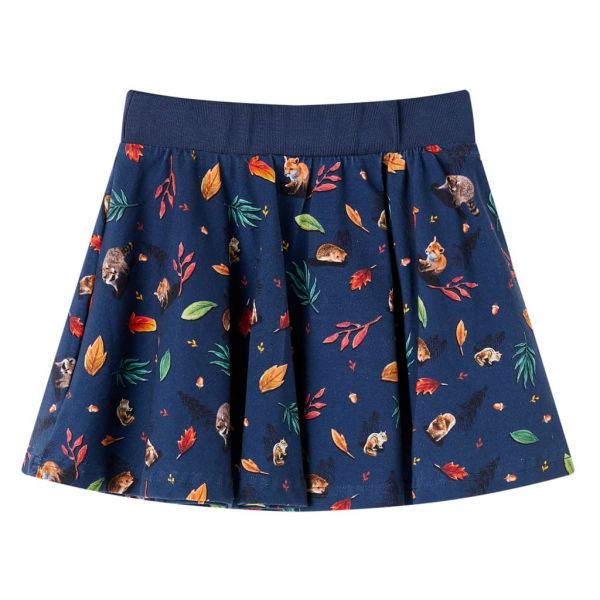 vidaXL Saia Infantil Azul-marinho 104 - 14918