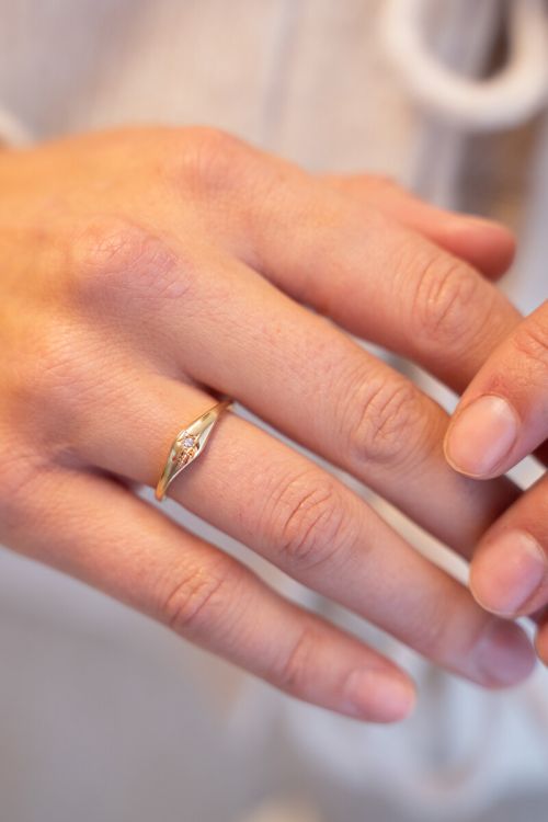 Starry ring met strass steentje