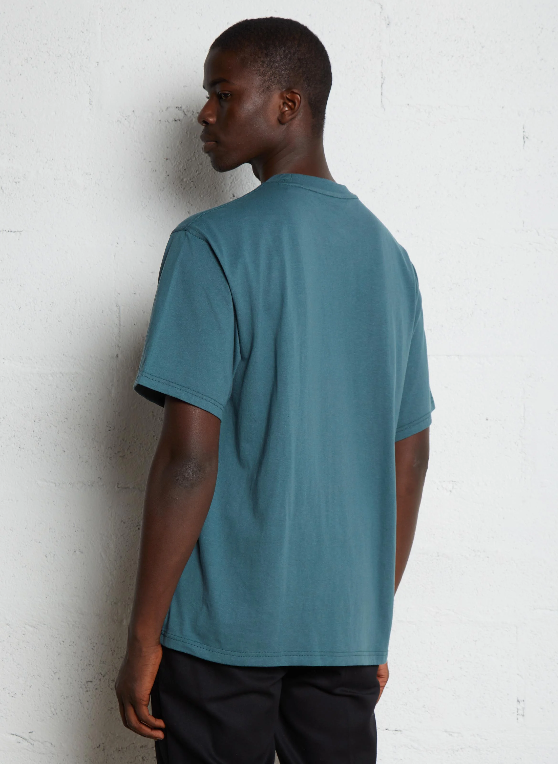 CLANCY - Tee-shirt manches courtes droit en coton | Vert