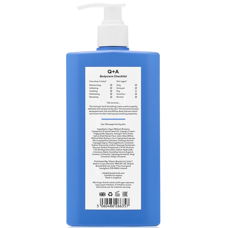 Q+A Salicylic Acid Smoothing Lotion 250 ml