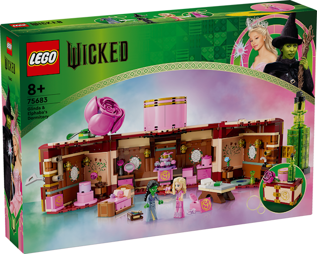Glinda og Elphabas studentrom LEGO® Wicked (75683)