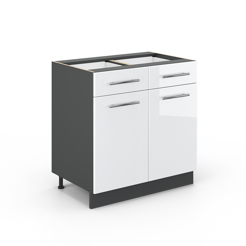 VICCO Schubunterschrank 80 cm Küchenschrank Hängeschrank Küchenzeile Fame-Line