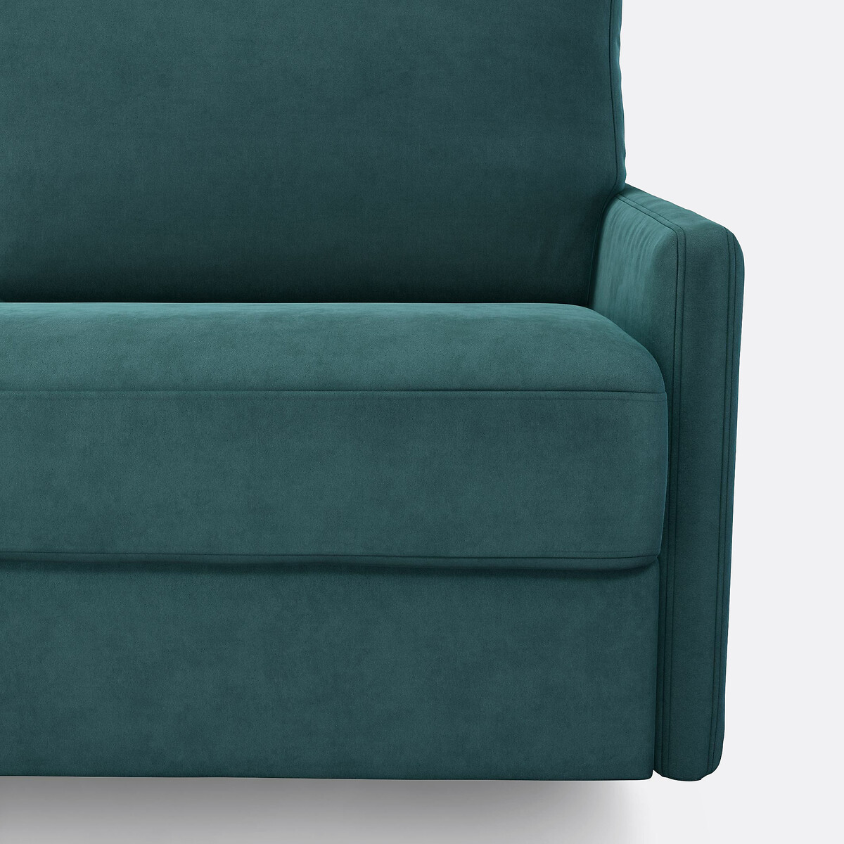 LA REDOUTE INTERIEURS<br>Sofá-cama de canto em veludo, Bultex Marta