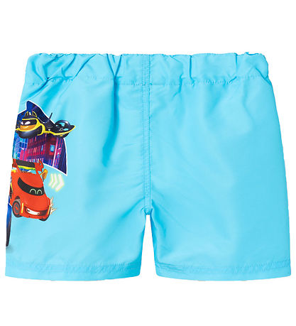 Name It Bådeshorts - NmmMicco Batwheels - Blåefish