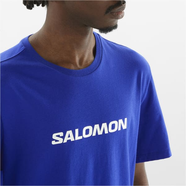 T-shirt SALOMON LOGO PERFORMANCE SS TE SURF THE WEB