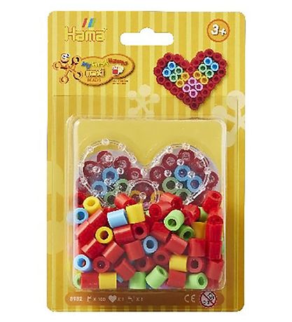 Hama Maxi Perles?t - 100 stk. - Hjerte