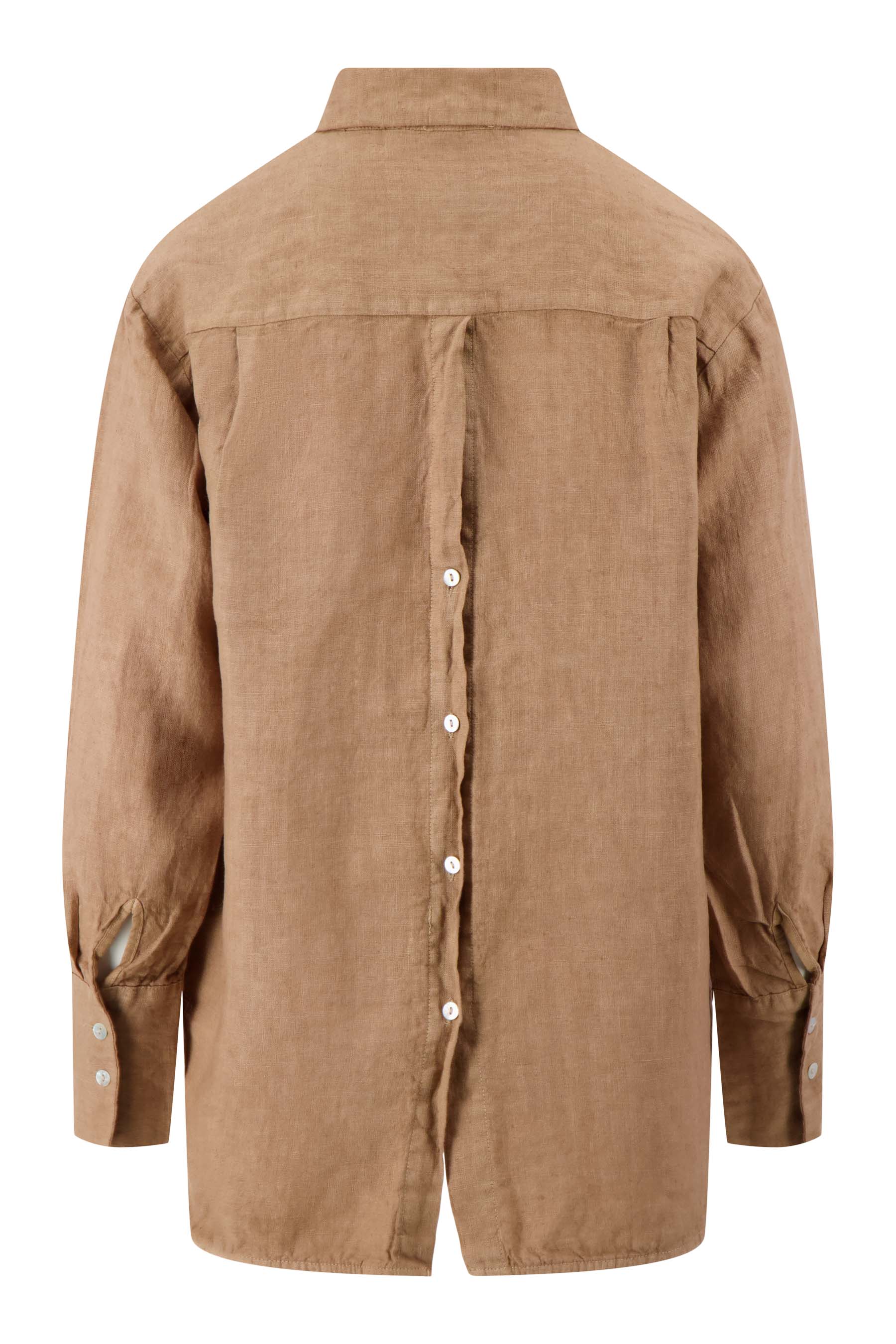 100% linnen lange blouse