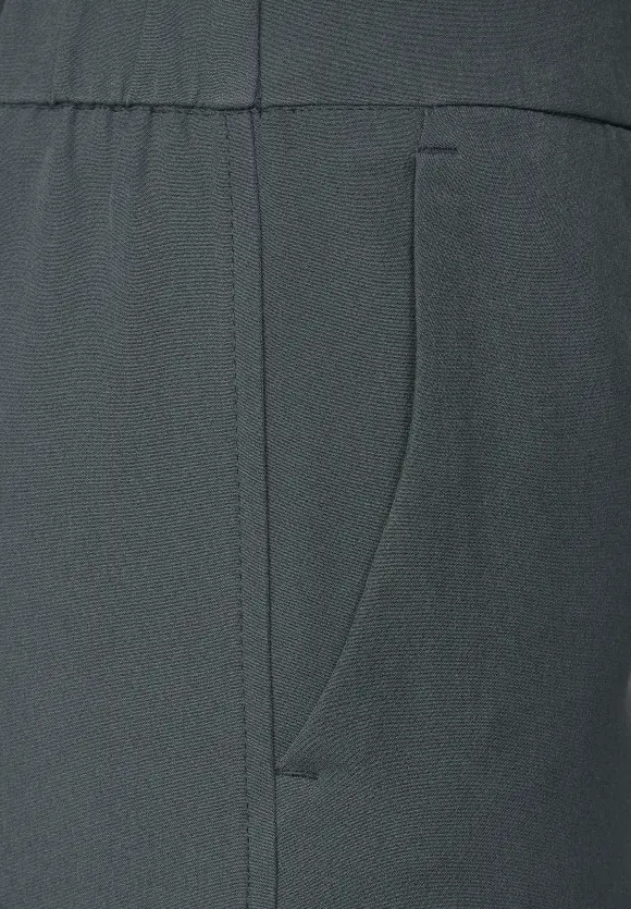 Loose Fit Twill Hose - marshy green