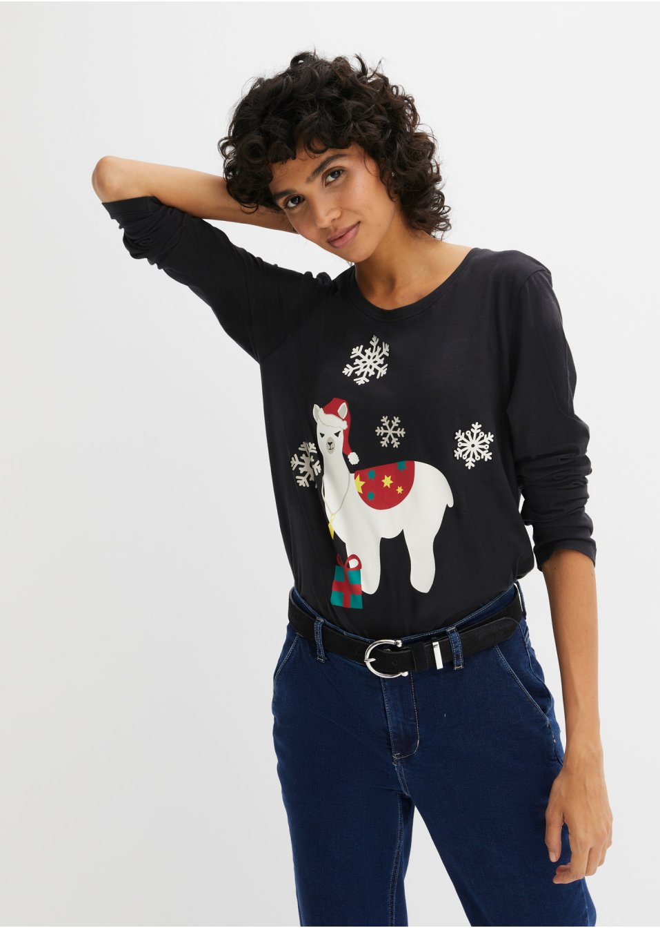 T-shirt de Noël à manches longues