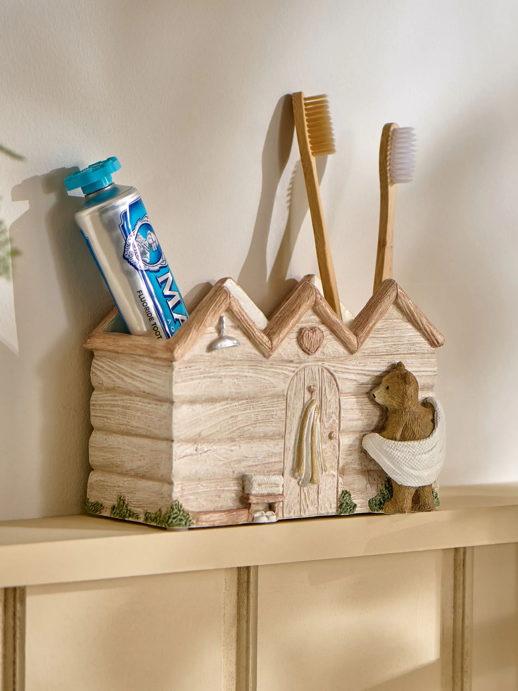Bertie Bear Woodland Spa tandenborstelhouder