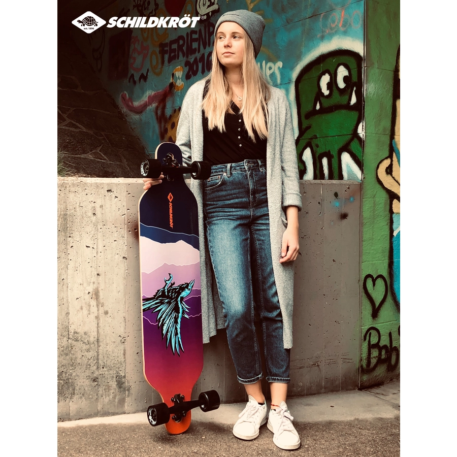 SCHILDKRÖT® Longboard Freeride 41 - God Feather