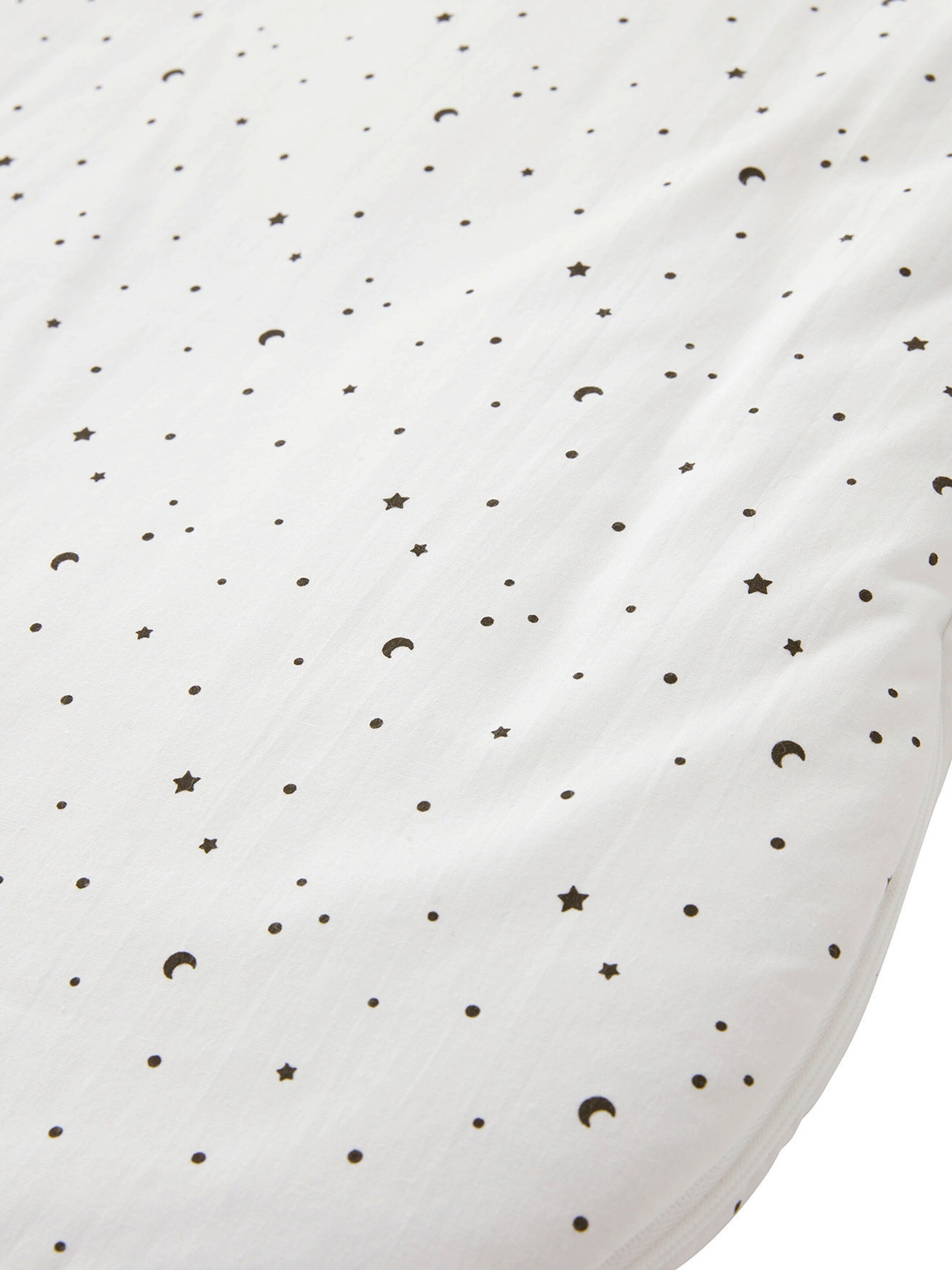 Vertbaudet Baby Winterschlafsack STERNE, Ärmel abnehmbar weiß bedruckt
