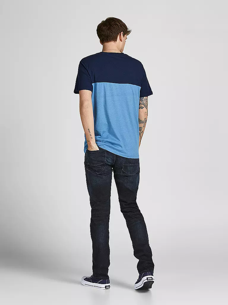 JACK & JONES Jeans Slim Fit JJIGLENN  blau