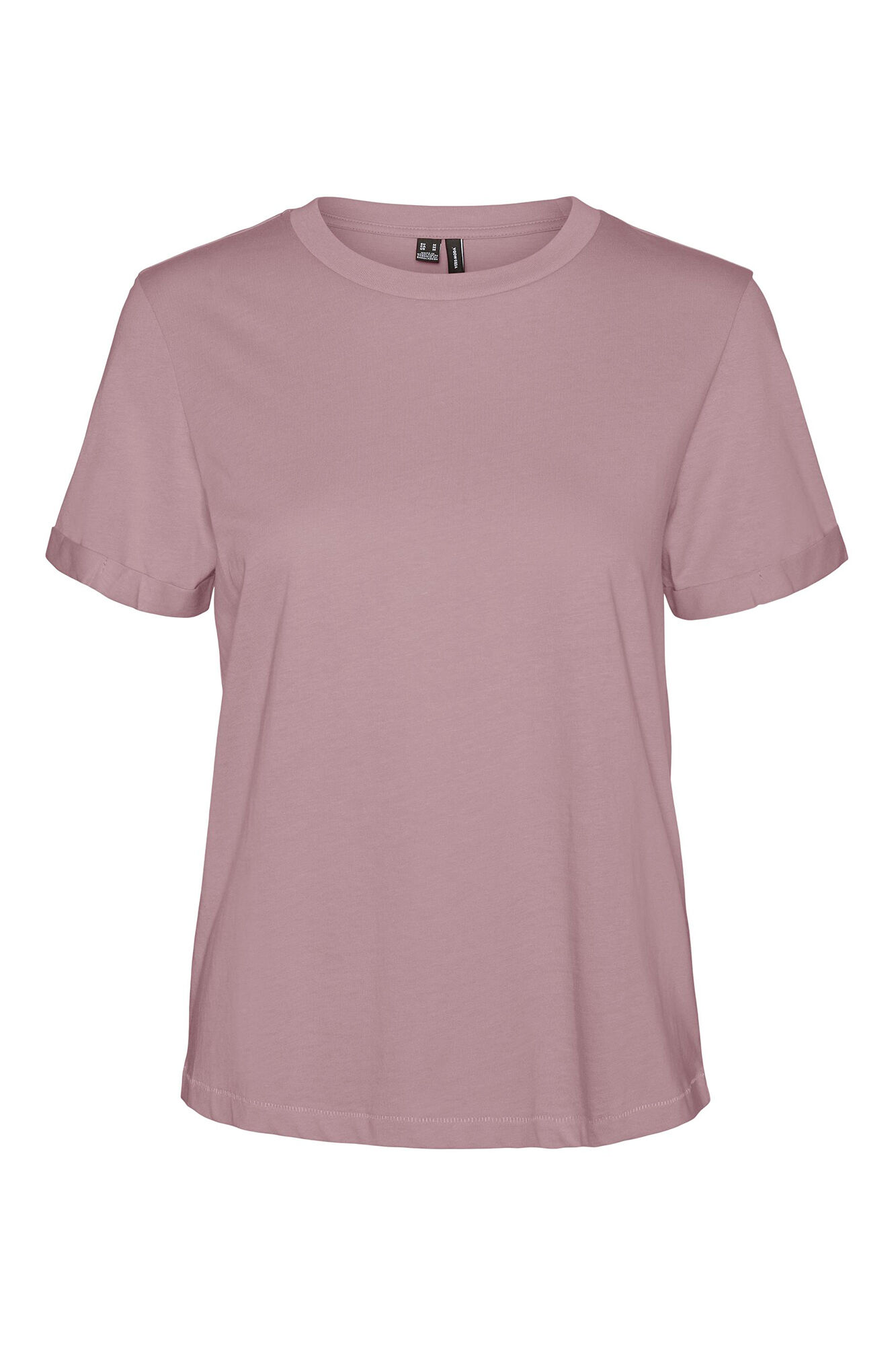 Camiseta básica de manga curta - Lilás
