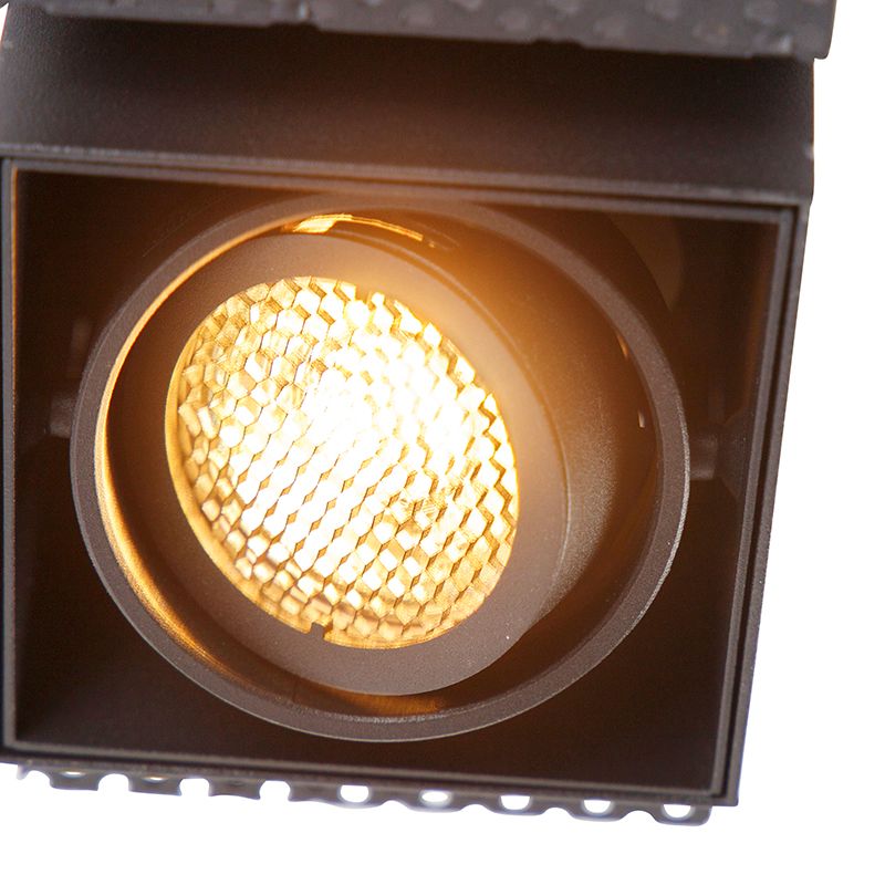Inbouwspot zwart draai- en kantelbaar Trimless - Oneon Honey