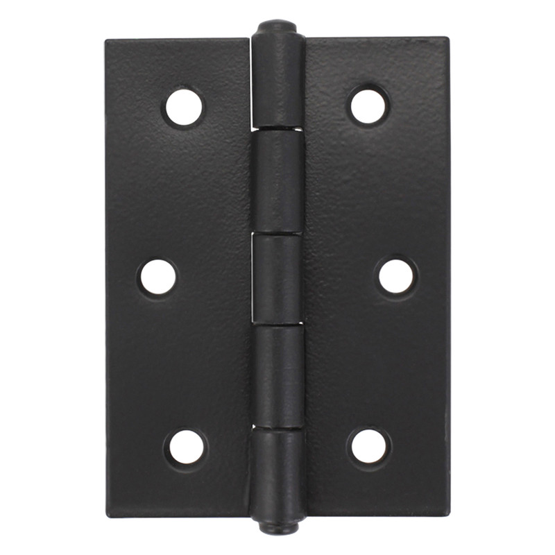 Scharnier zwart 75x49mm