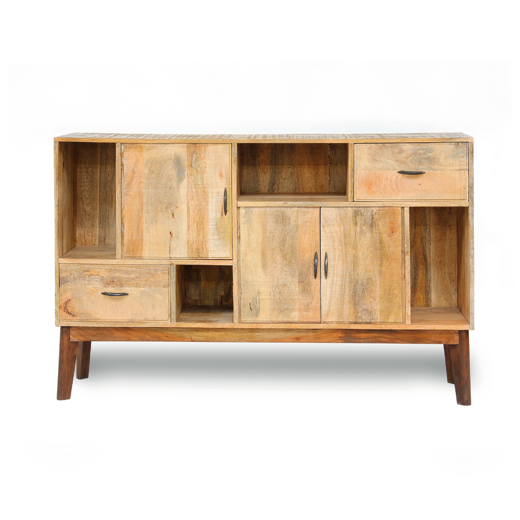 Sideboard 'Berkhood', natur, braun, B 145 cm, H 91 cm, T 35 cm von fischer's lagerhaus