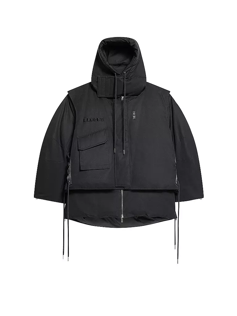 HELMUT LANG Daunenparka ARCTIC LAYERED JACKET schwarz