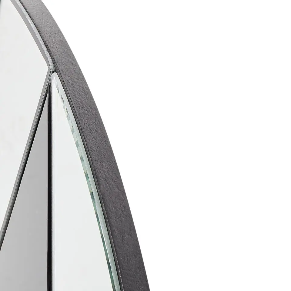 TROUVILLE - Wandspiegel - Goud/Zwart - 80 cm - Glas