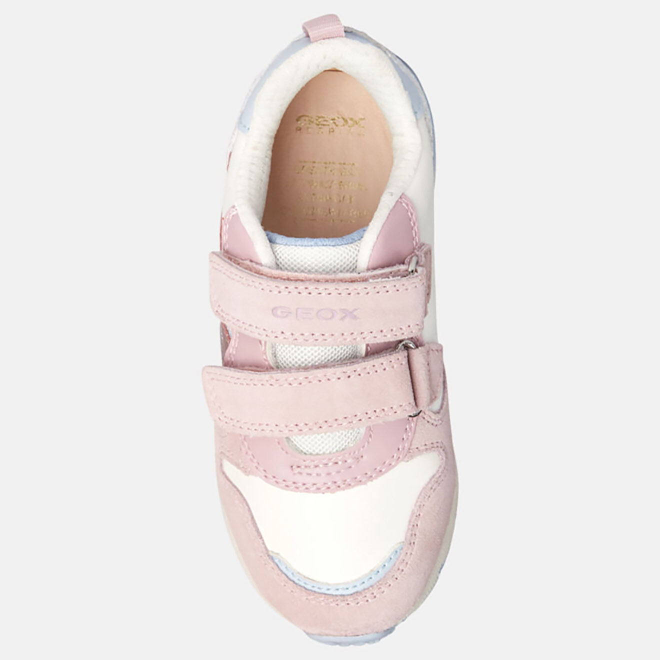 Geox Baskets Fastics blanc/rose