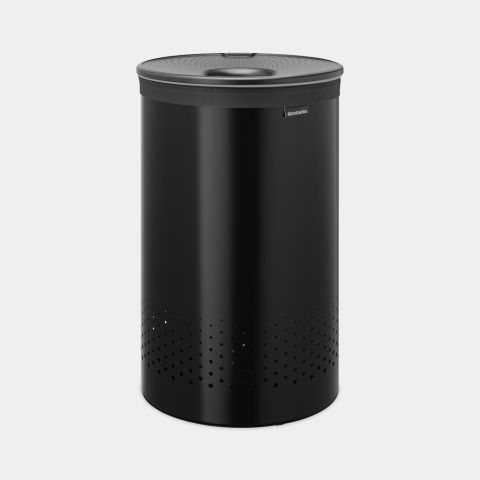 Wasbox, 60 liter, kunststof deksel - Matt Black