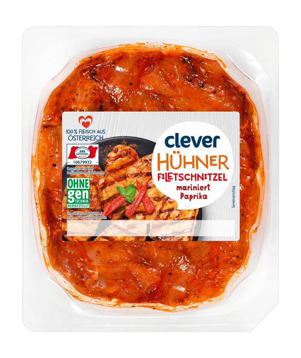 Clever AMA Hühnerfiletschnitzel mariniert