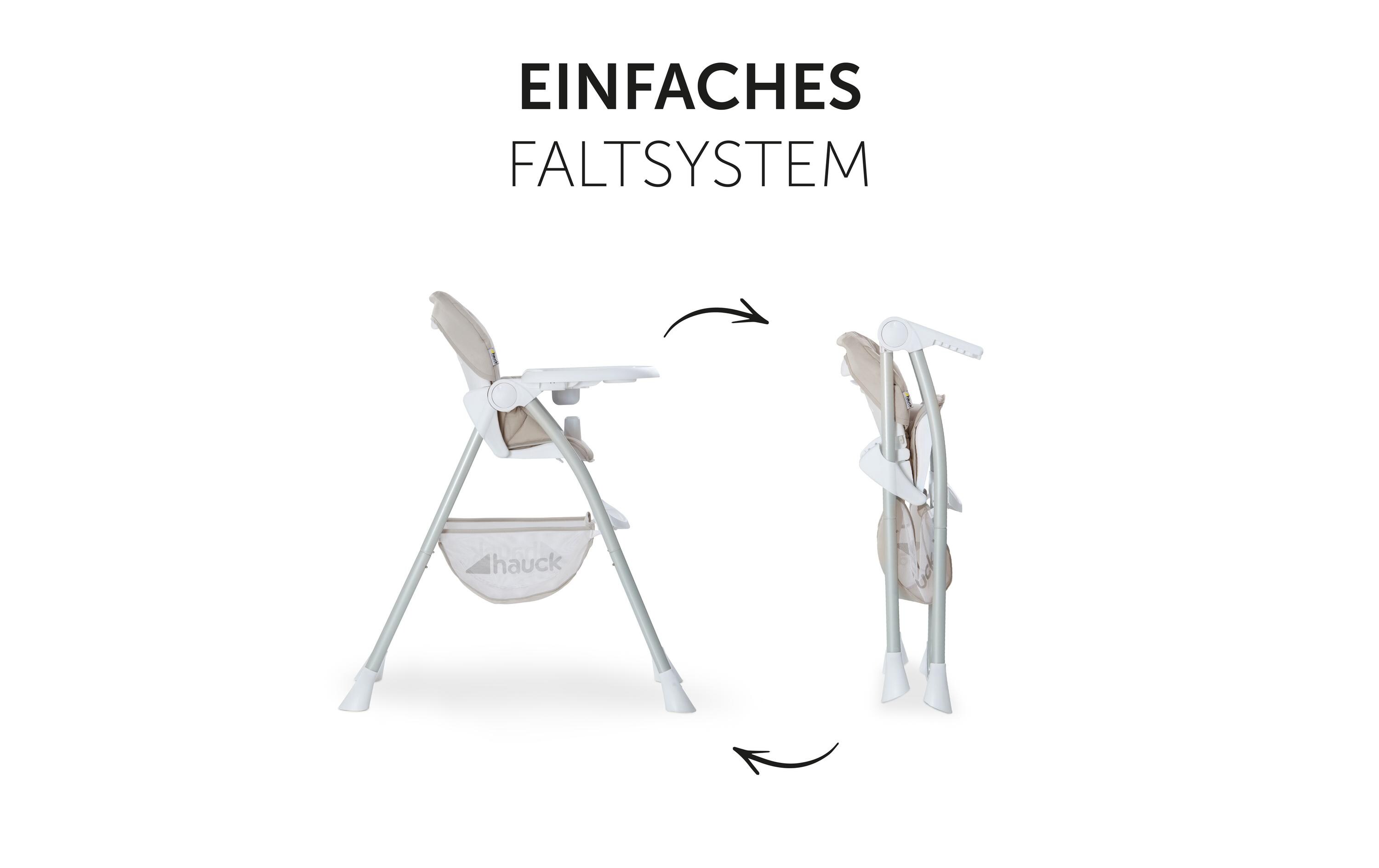 Hochstuhl Sit N Fold BeigeKompakter und faltbarer Kinderhochstuhl