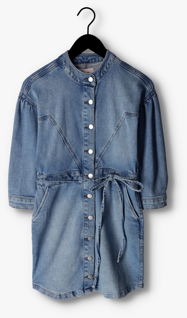 FREEBIRD blauwe freebird mini jurk denim-h-twill-cot-23-1