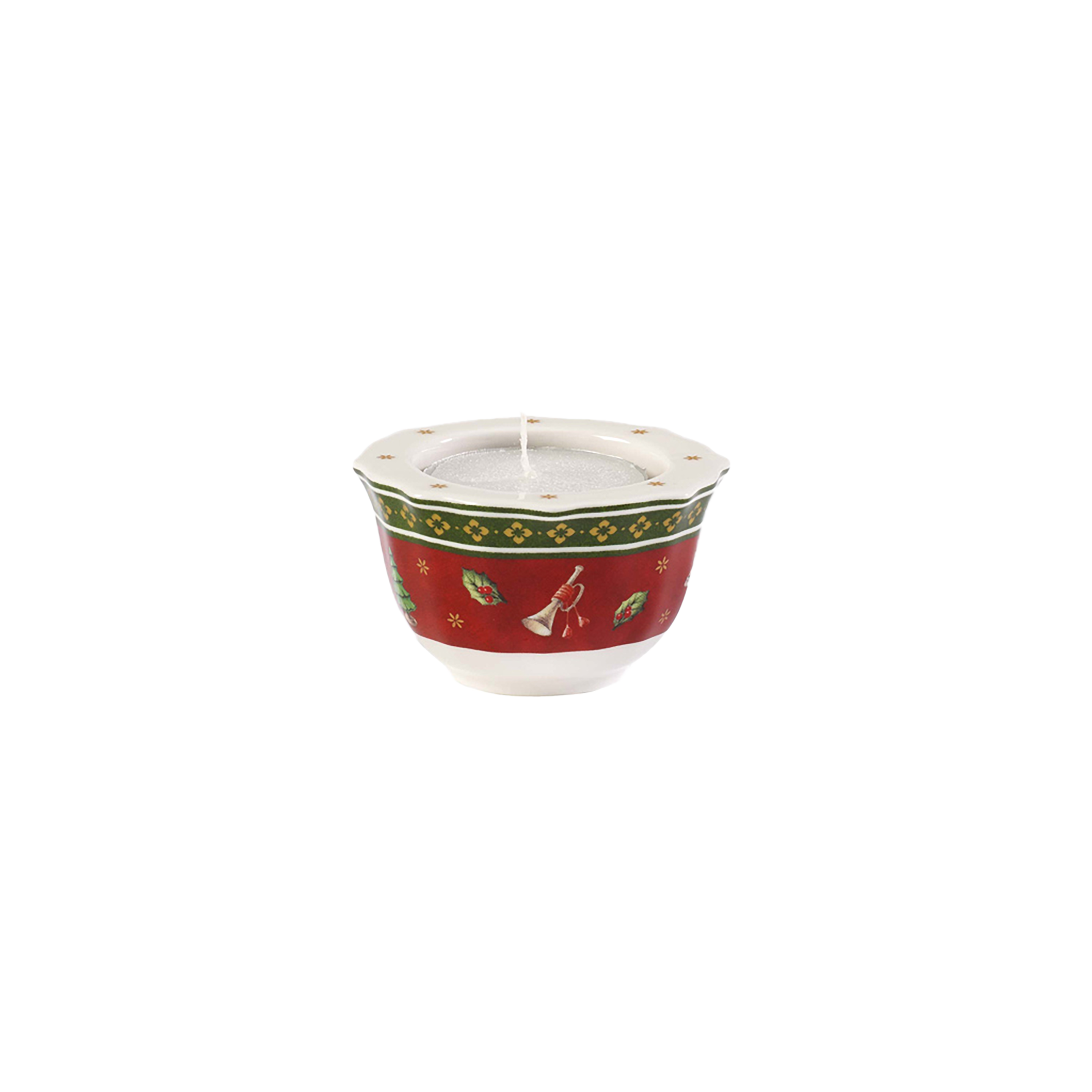 Toy's Delight Tealight holder White, 2.4'' x 1.5''