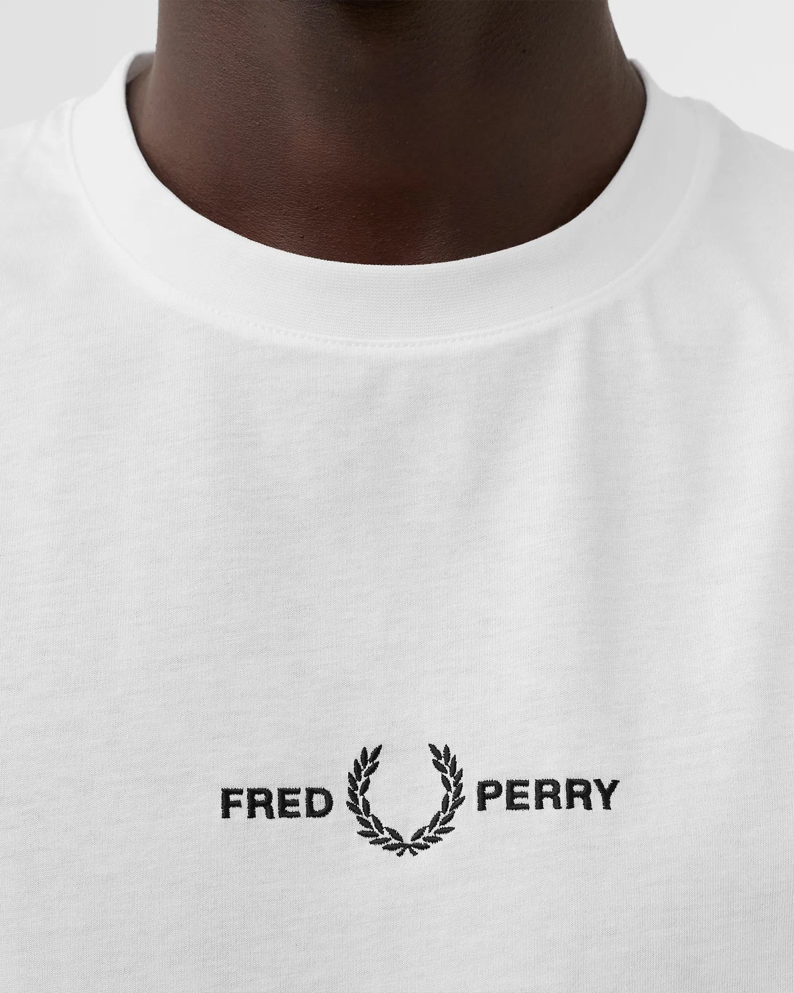 Fred Perry Embroidered T Shirt