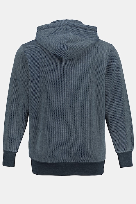Hoodie, Kapuze, TwoTone Sweat, weiche Innenseite, bis 8 XL