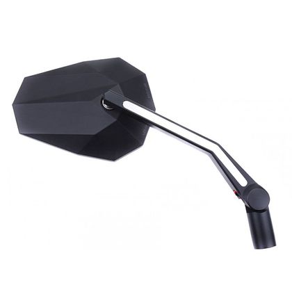 Rétroviseur Highsider STEALTH X3 avec veilleuses avant LED (la paire) Universel - Noir