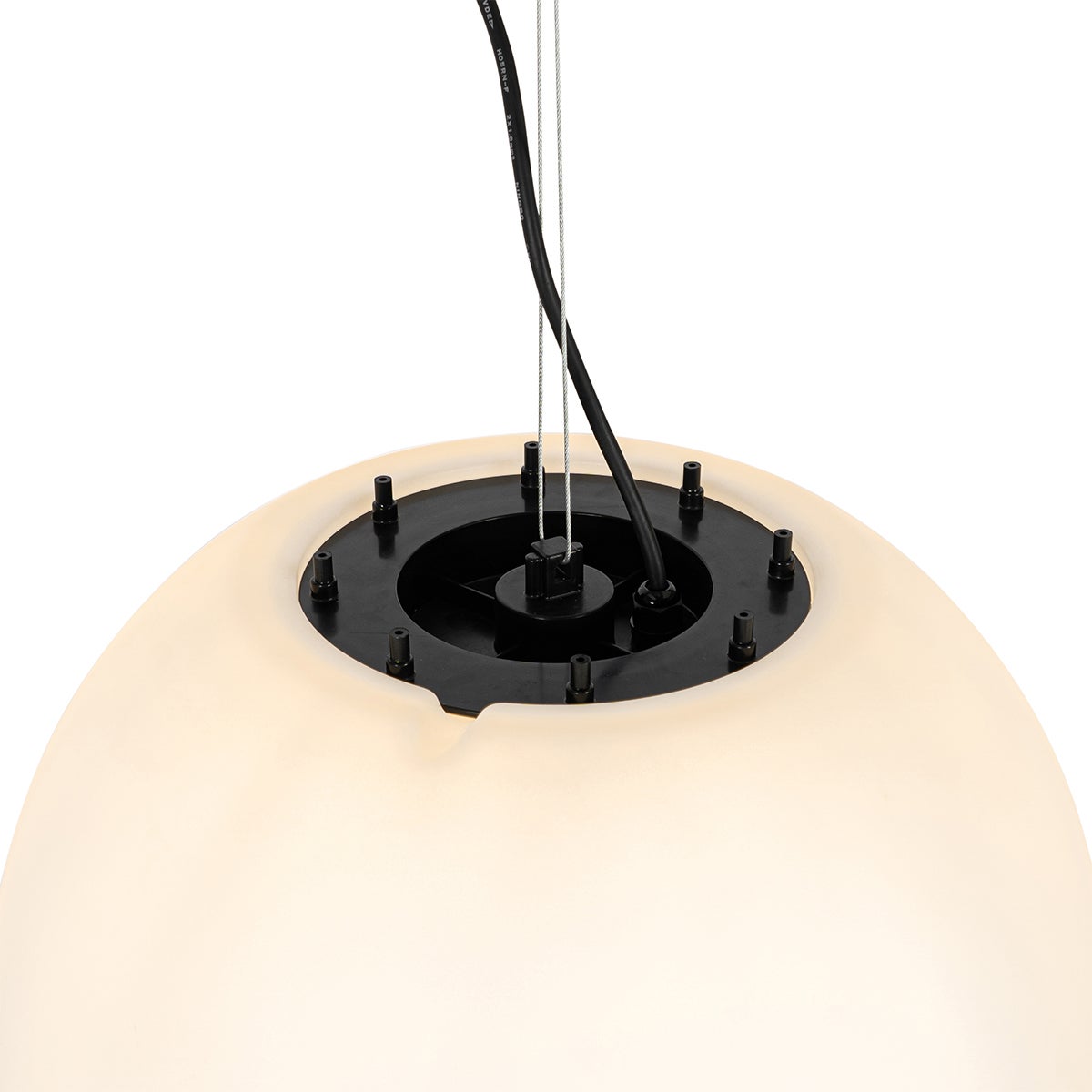 Moderne buitenlamp, wit, 45 cm, IP65 - Nura
