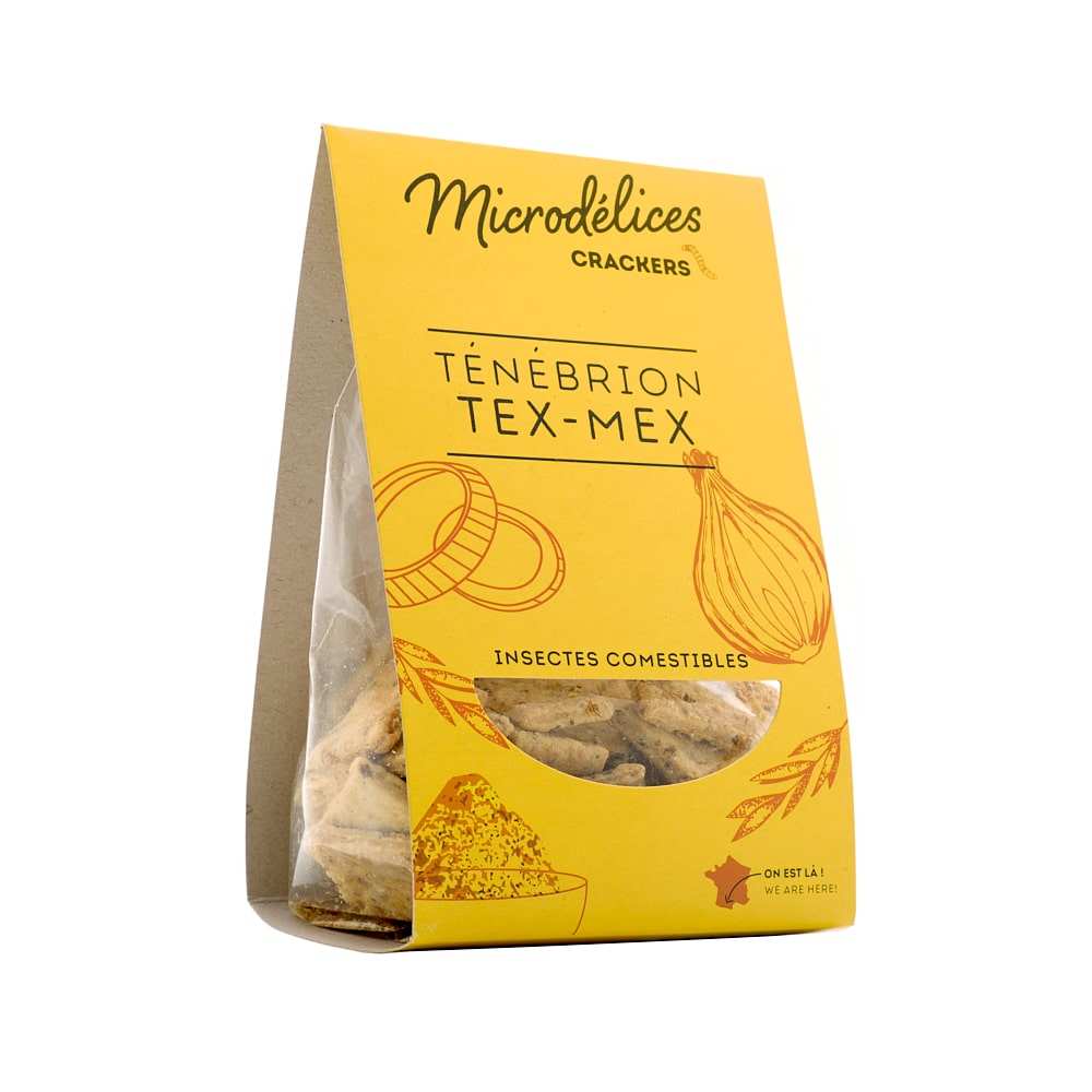 Crackers aux ténébrions saveur 