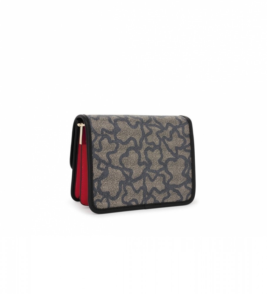 Bolsa transversal Tous S. Audree K Icon Multi-Red - 15,2x19,1x11,4cm -