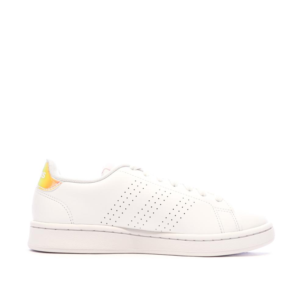 Adidas Baskets Blanc/Rose Femme Adidas Advantage IF6116