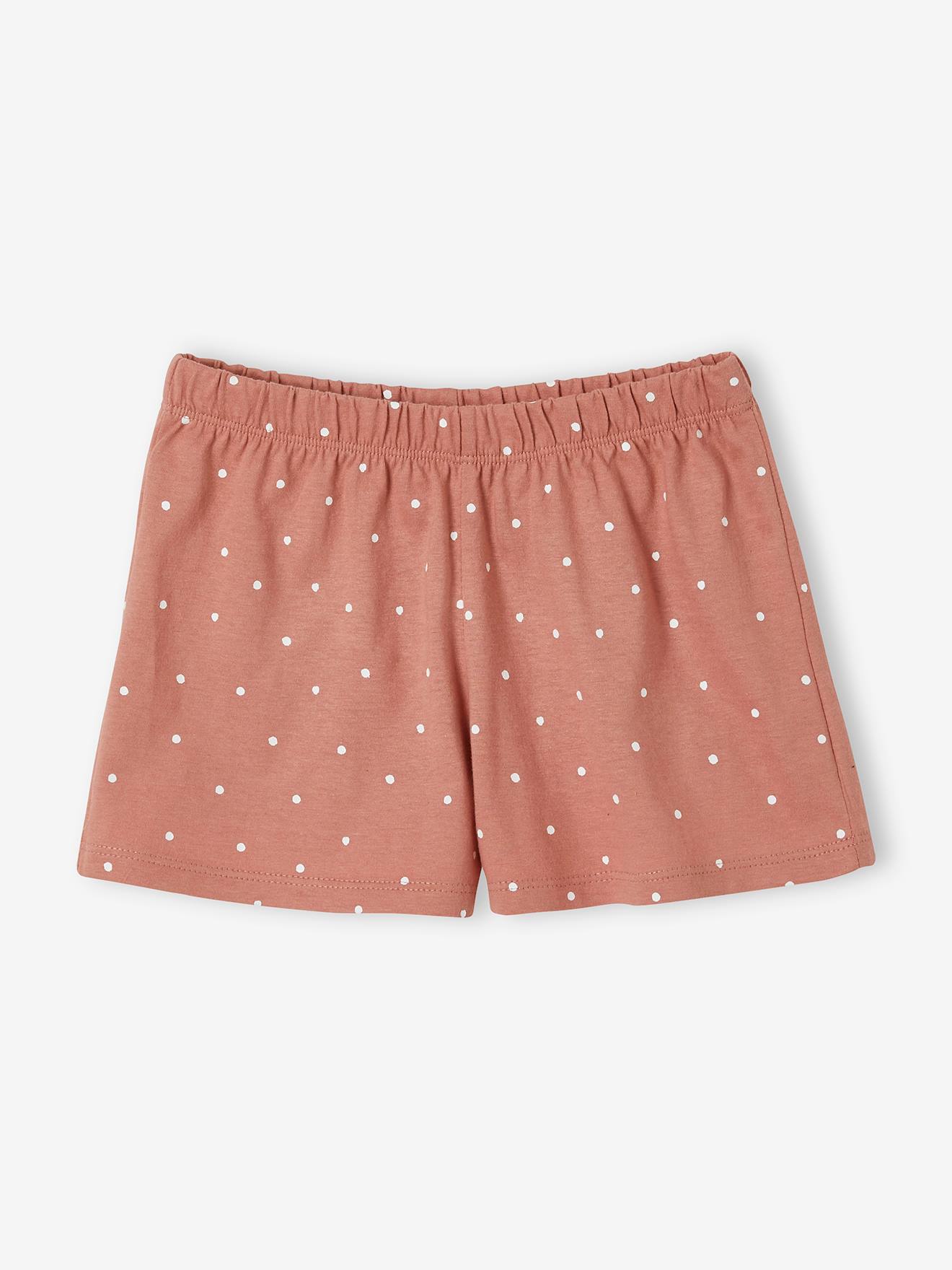 Pijama liso bege tamanho médio DS® Bambi com shorts