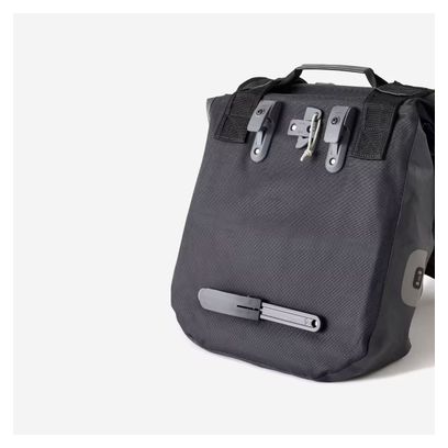 Paire de Sacoche de Porte-Bagages Btwin 540 2X20L Noir