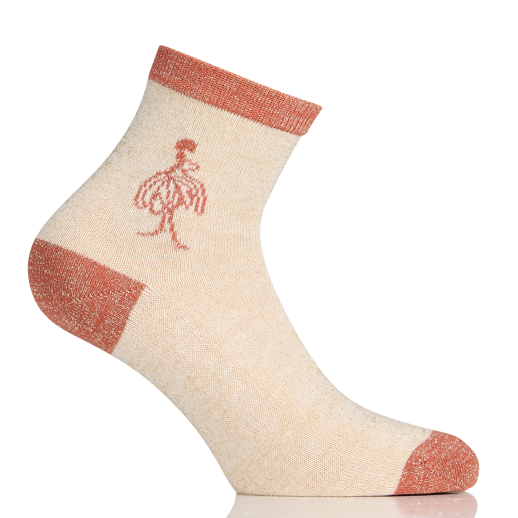 ADDICT - Pack de 3 paires de chaussettes en coton mélangé| Orange
