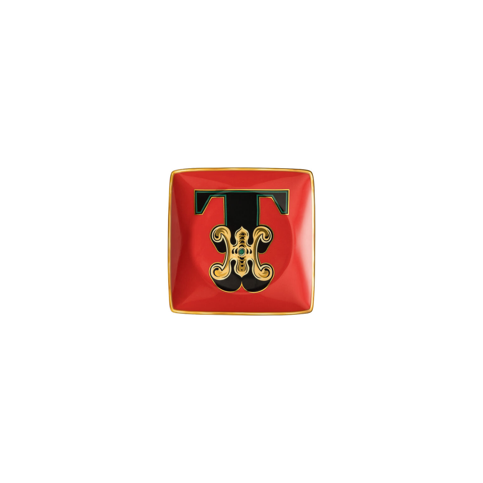 Versace Alphabet Holiday Alphabet T Schälchen 12 cm quadr. flach