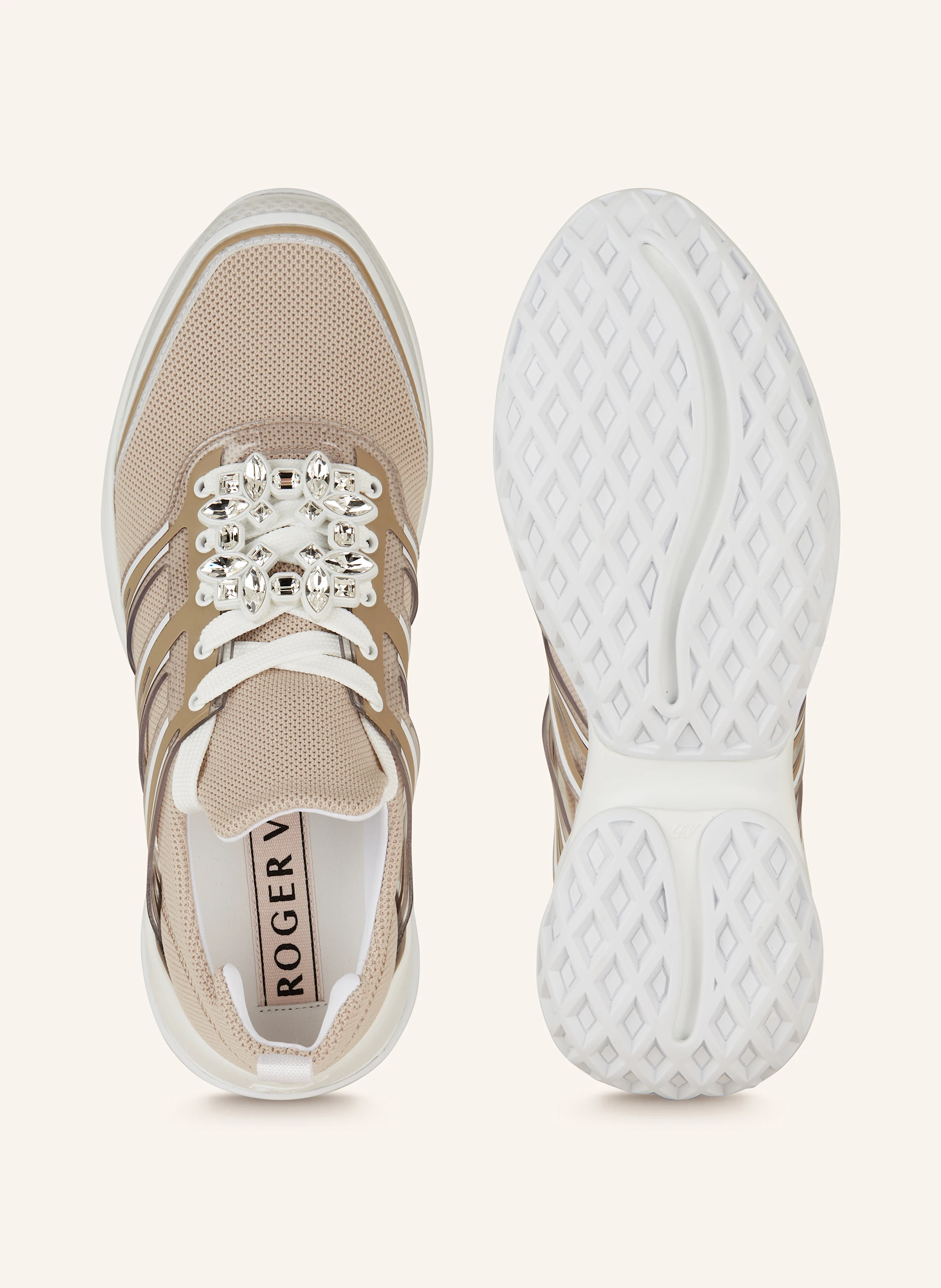 Roger Vivier Sneaker VIV' RUN mit Schmucksteinen