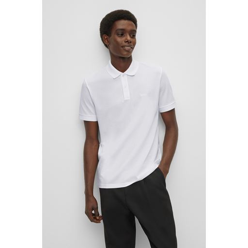 Boss Black Pallas Polo T-shirt, Hvid, XXL