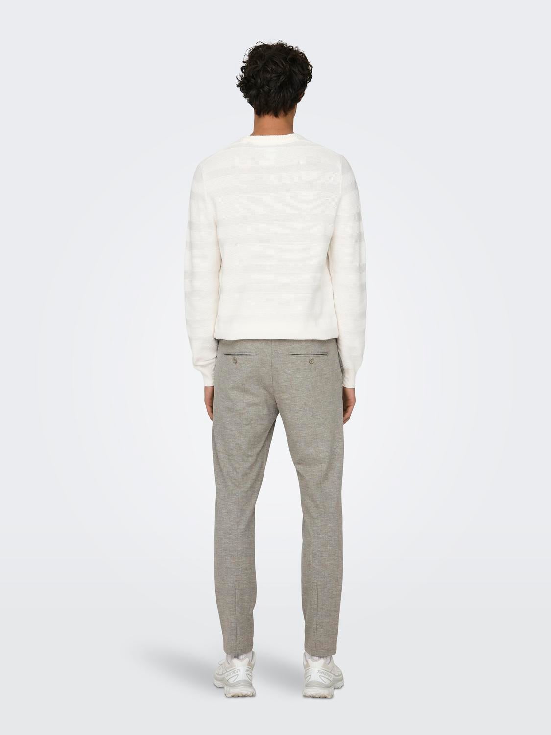 ONSMARK Slim Fit Hose Chinchilla