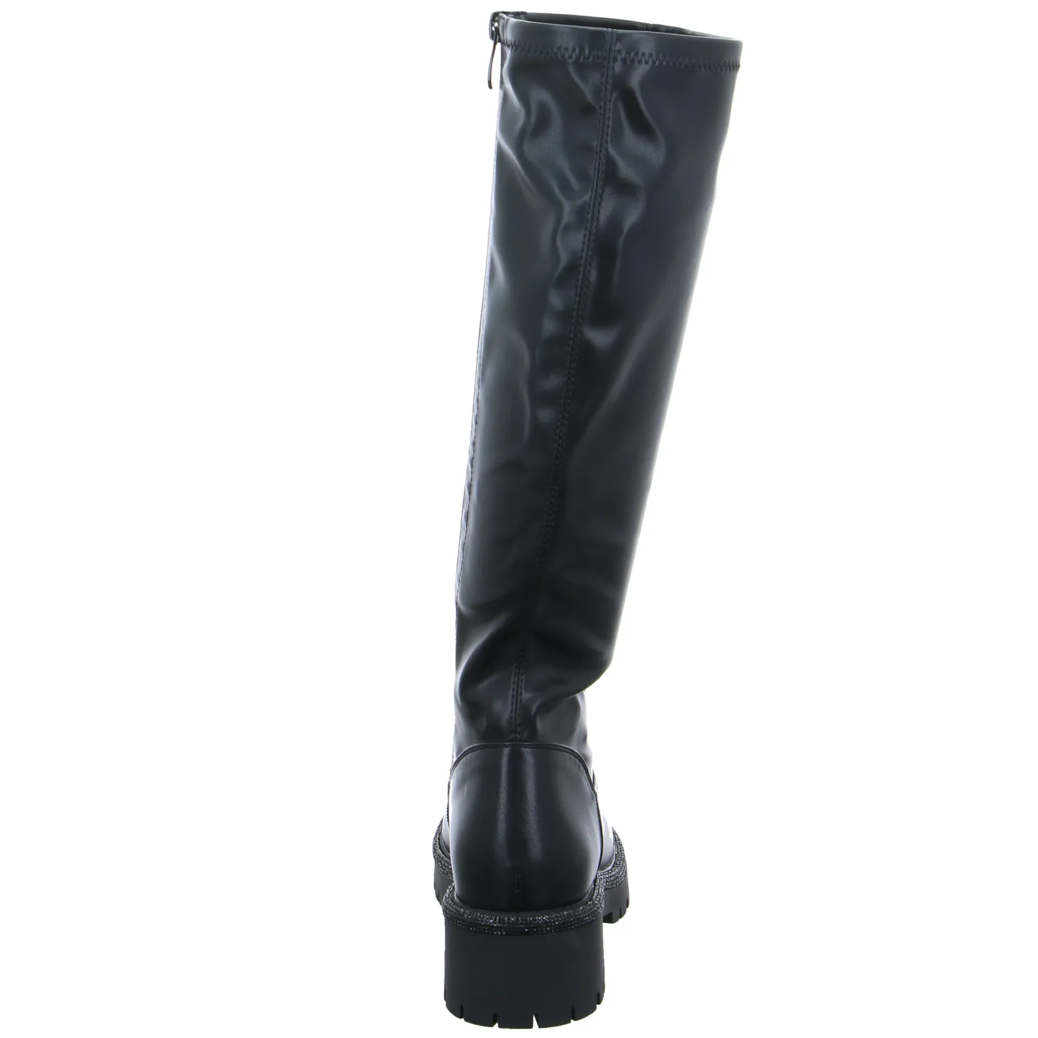 LA STRADA Stiefel Schwarz Lederimitat
