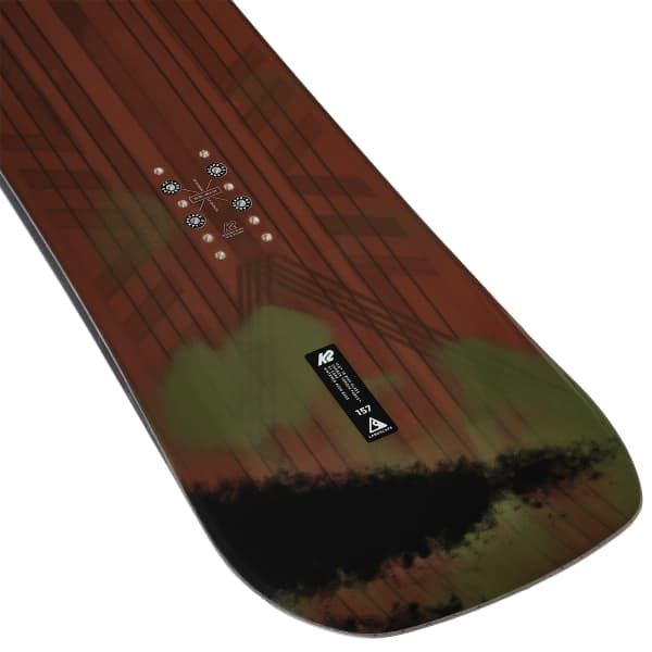Planche de snowboard K2 INSTRUMENT BROWN/YELLOW